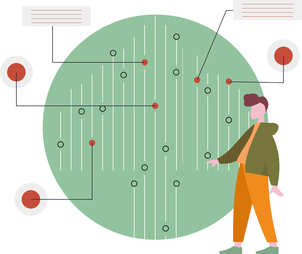 man analyzing