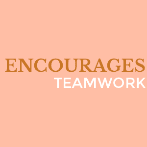 encourages teamwork flip
